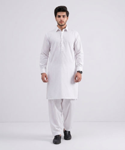 White Cotton Suit
