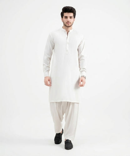 Off White Wash and Wear Suit