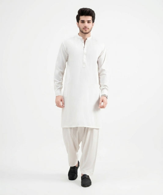 Off White Wash and Wear Suit