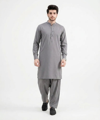Grey Wash and Wear Suit