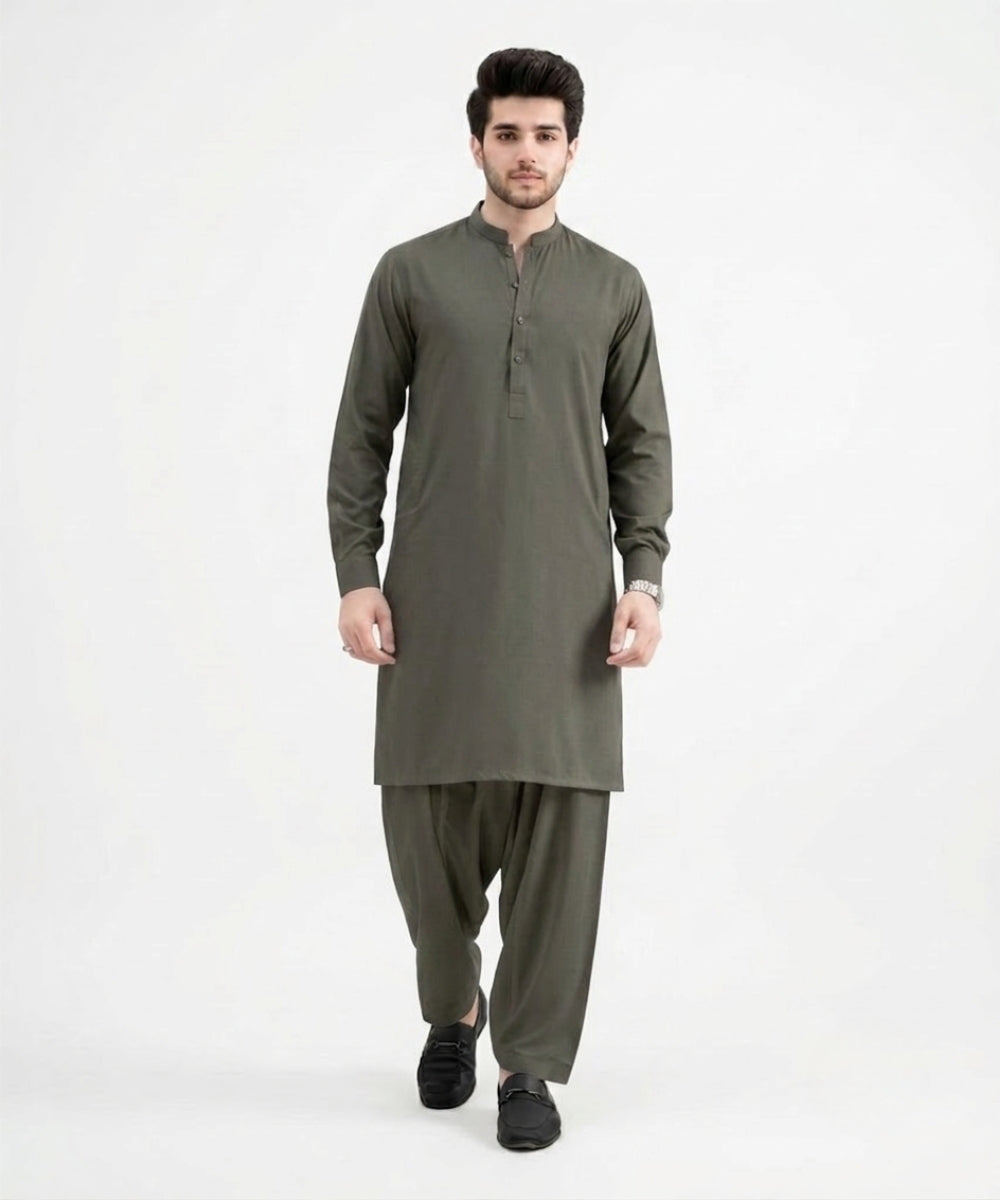 Green Wash and Wear Suit
