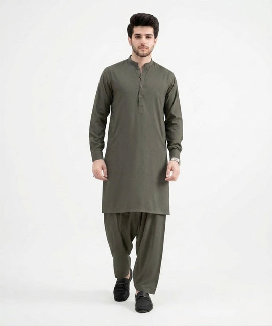 Green Wash and Wear Suit